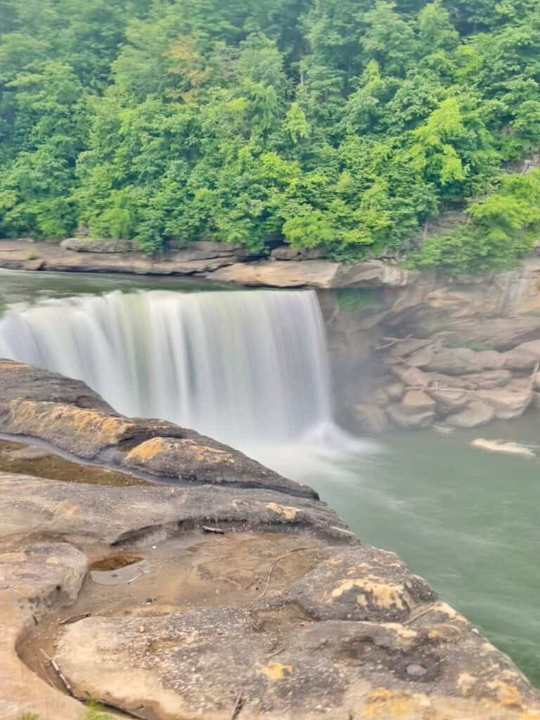 Cumberland falls from the top observation deck