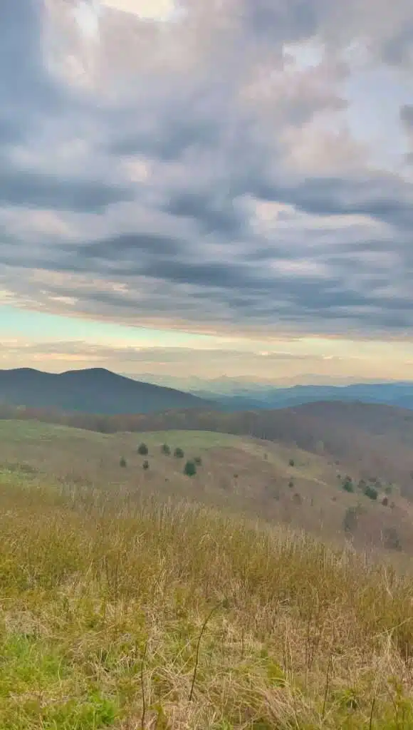 Max Patch Hiking Trail Views