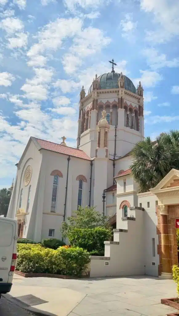 A church along our tour