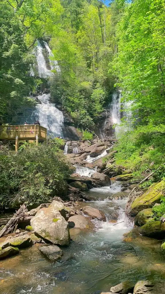 Anna Ruby Falls in Helen, georgia