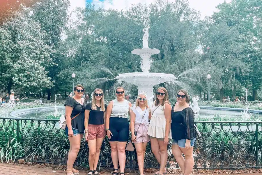 Forsyth park in savannah, georgia