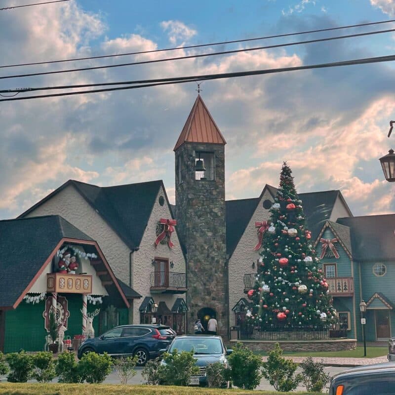 The christmas hotel in pigeon forge