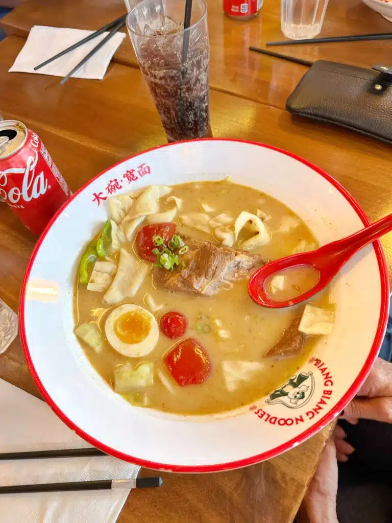 Chinese noodles in washington state at biang biang