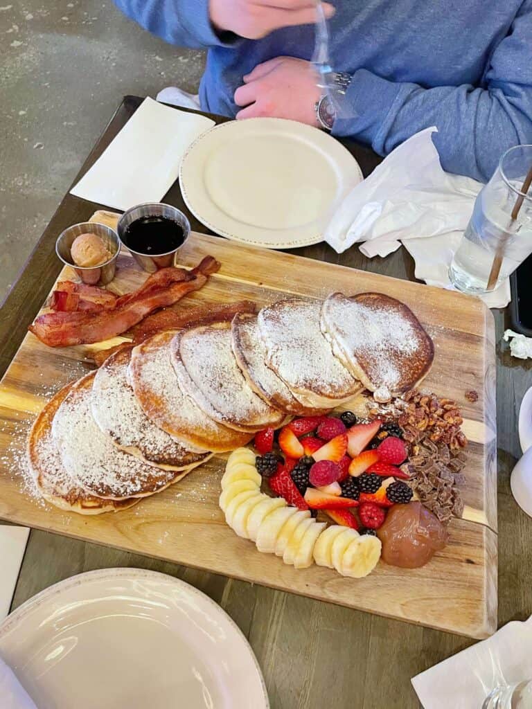 Pancake board at the Oakmont in Indianapolis, Indiana