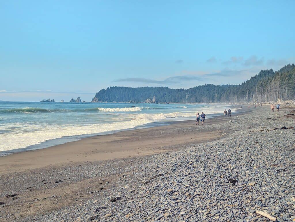 Rialto beach in Washington state