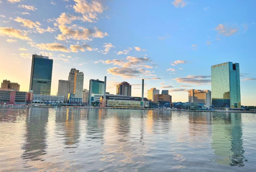 Waterfront in Downtown Toledo, Ohio